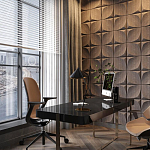 Гипсовая 3D панель с принтографией PM-22 варинант исполнения - 3 | Loft Concept в Омске