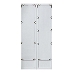 Зеркало-окно с эффектом старения в венецианском стиле Venetian White Mirror варинант исполнения - 2 | Loft Concept в Омске