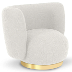 Кресло с обивкой букле Ambrose Boucle Armchair варинант исполнения - 1 | Loft Concept в Омске