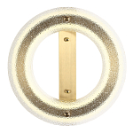 Бра круглое с эффектом морозного стекла Freezing Pattern варинант исполнения - 1 | Loft Concept в Омске