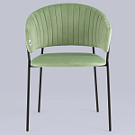 Стул в велюре фисташкового цвета Horizon варинант исполнения - 3 | Loft Concept в Омске