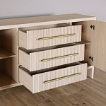 Буфет Primo с тремя ящиками и двумя фасадами Светлый дуб варинант исполнения - 5 | Loft Concept в Омске