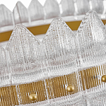 Люстра круглая с декоративными элементами в виде лепестков Round Light Flashing варинант исполнения - 7 | Loft Concept в Омске