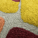 Чехол на подушку с рисунком горчичного цвета Elan Textured варинант исполнения - 6 | Loft Concept в Омске