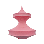 Подвесной вязаный розовый светильник «Моника» варинант исполнения - 1 | Loft Concept в Омске