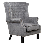 Кресло Charlie Armchair grey velour варинант исполнения - 1 | Loft Concept в Омске