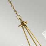 Люстра с прозрачными плафонами из пузырчатого стекла Kichler варинант исполнения - 5 | Loft Concept в Омске