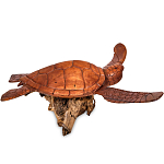 Статуэтка деревянная в виде морской черепахи Marine Reptiles варинант исполнения - 2 | Loft Concept в Омске