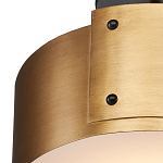 Потолочный светильник круглый светодиодный Semicircular Gold Panels старинная латунь варинант исполнения - 1 | Loft Concept в Омске