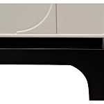 Тумбочка прикроватная с ящиком черно-серого цвета Noble Nightstand варинант исполнения - 6 | Loft Concept в Омске