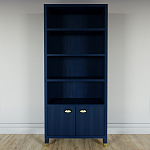 Книжный Стеллаж Elsa Dreams Blue с задней стенкой варинант исполнения - 5 | Loft Concept в Омске