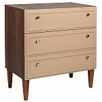 Комод бежевый из массива бука с 3-мя ящиками Wenge Light варинант исполнения - 1 | Loft Concept в Омске