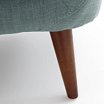 Кресло бирюзовое Pauley Turquoise Armchair варинант исполнения - 4 | Loft Concept в Омске