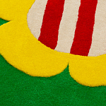 Дизайнерский ковер с цветами Poltronova Tappeto Prato Rug варинант исполнения - 6 | Loft Concept в Омске