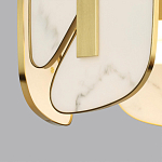 Люстра с мраморными вставками Marble Plates варинант исполнения - 4 | Loft Concept в Омске