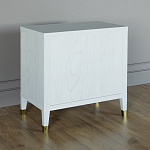 Прикроватная тумбочка с полкой Elsa Dreams White варинант исполнения - 4 | Loft Concept в Омске