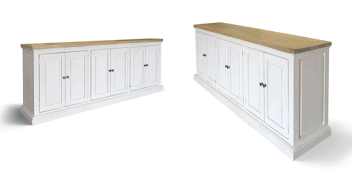 Комод длинный в стиле прованс Lazzaro Provence HARMONIE Antique White Белый Комод длинный в стиле прованс Lazzaro Provence HARMONIE Antique White Белый - Loft-Concept в Омске