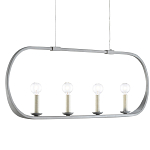 Люстра линейная в овальной раме Traditional Clean Lines варинант исполнения - 2 | Loft Concept в Омске