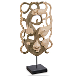 Маска ручной работы деревянная резная Roots Мask варинант исполнения - 1 | Loft Concept в Омске