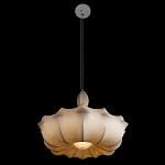 Подвесной светильник с белым фигурным абажуром и мягкими волнистыми краями Cloud Motion  варинант исполнения - 9 | Loft Concept в Омске