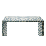 Консоль Дизайнерская Kenya Console ZEBRA Bone Inlay blue варинант исполнения - 2 | Loft Concept в Омске