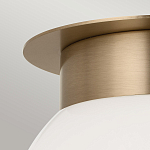 Потолочный светильник с белым матовым шарообразным плафоном Kichler варинант исполнения - 2 | Loft Concept в Омске