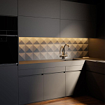 Гипсовая 3D панель с принтографией PM-104 варинант исполнения - 2 | Loft Concept в Омске