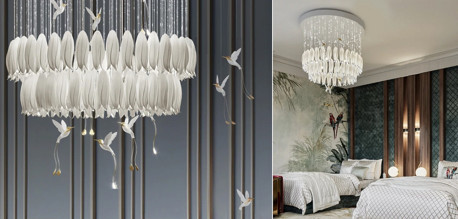 Люстра c Птичками Колибри Sagarti Contemporary chandelier ALBA Flowers & Birds Люстра c Птичками Колибри Sagarti Contemporary chandelier ALBA Flowers & Birds - Loft-Concept в Омске