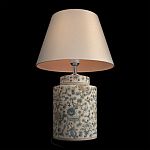 Настольная лампа цилиндрическая с цветочной росписью Lamp Flower Painting варинант исполнения - 5 | Loft Concept в Омске
