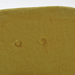 Кресло велюровое горчичного цвета Diaspro Mustard Armchair варинант исполнения - 5 | Loft Concept в Омске