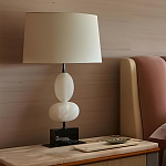 Настольная лампа на фигурном мраморном основании Conundrum варинант исполнения - 4 | Loft Concept в Омске