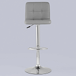 Барный стул с сиденьем серого цвета Honory варинант исполнения - 3 | Loft Concept в Омске