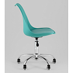 Офисный стул на металлическом основании EGGERY Blue пластик варинант исполнения - 4 | Loft Concept в Омске