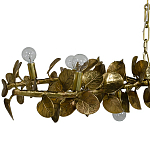 Линейная люстра Brass Eucalyptus Branches Lighting Chandelier варинант исполнения - 2 | Loft Concept в Омске