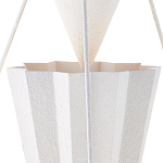 Люстра светодиодная белая геометрической формы с рифленым плафоном White Geometric Lamps варинант исполнения - 2 | Loft Concept в Омске