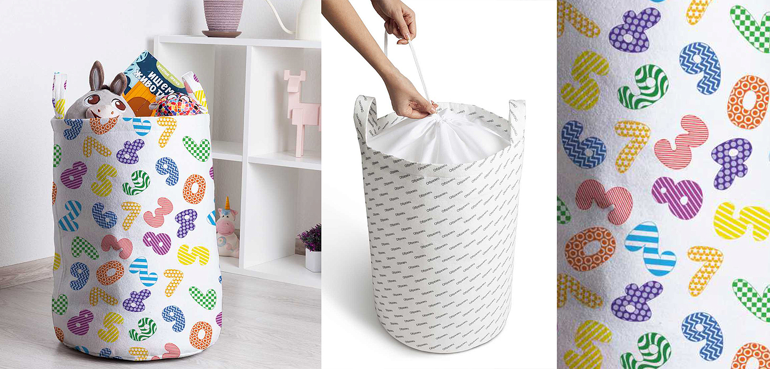 Корзина Colored Numbers Basket Корзина Colored Numbers Basket - Loft-Concept в Омске