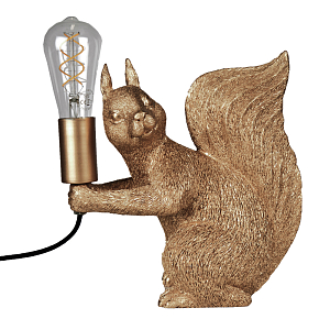 Настольная лампа Piff Table Gold Золотая белка