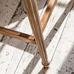 Барный стул из массива бука светло-зеленый с растительным орнаментом Raffael Angel Green Bar stool варинант исполнения - 5 | Loft Concept в Омске