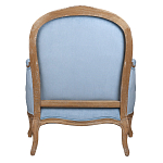 Кресло Ava Classical Armchair light blue velour варинант исполнения - 3 | Loft Concept в Омске