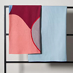 Плед из хлопка с абстрактным принтом Elysian Flow Ember варинант исполнения - 6 | Loft Concept в Омске