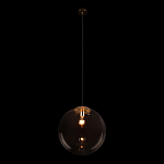 Подвесной светильник со стеклянным прозрачным плафоном в форме шара и золотыми металлическим акцентами 30 ClassiCon варинант исполнения - 3 | Loft Concept в Омске