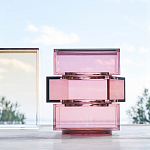 Стол журнальный в форме кубов Acrylic Furniture Lumina Crimson Clarity варинант исполнения - 9 | Loft Concept в Омске