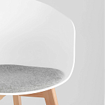 Стул из пластика с мягким сиденьем Eames варинант исполнения - 6 | Loft Concept в Омске