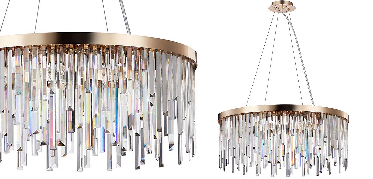 Люстра Bennett Chandelier gold Люстра Bennett Chandelier gold - Loft-Concept в Омске