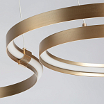 Люстра подвесная светодиодная в виде волнообразной ленты Ribbon Vortex варинант исполнения - 18 | Loft Concept в Омске