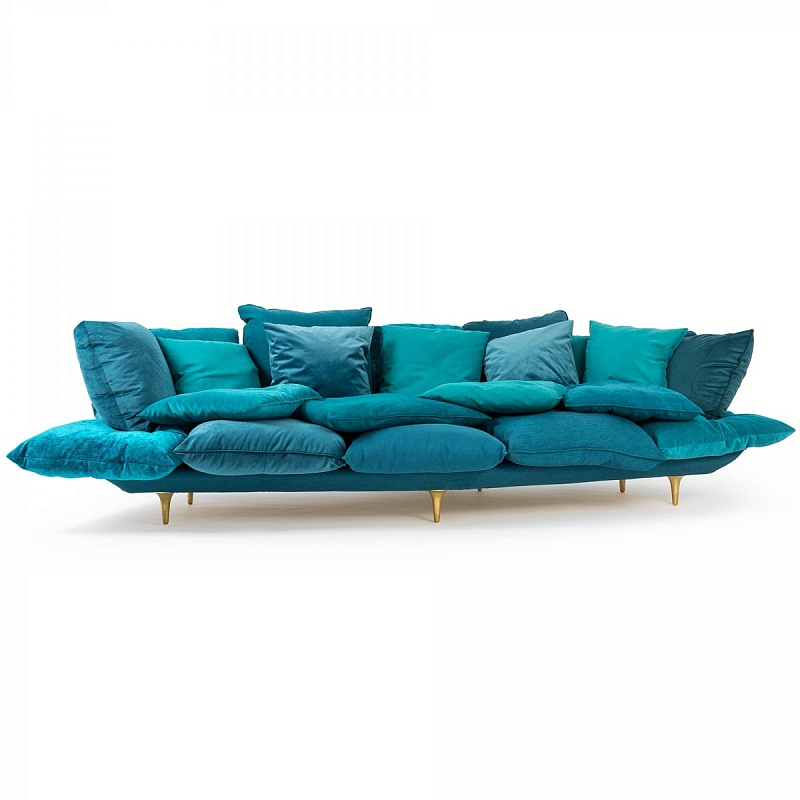 Диван Seletti Sofa Comfy Turquoise Синий в Омске | Loft Concept 