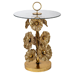 Столик металлический Golden Flower варинант исполнения - 1 | Loft Concept в Омске