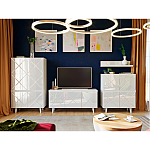 Полка с зеркальным декором Arden Mirror Shelf варинант исполнения - 5 | Loft Concept в Омске