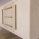 Буфет Primo с тремя ящиками и двумя фасадами Светлый дуб варинант исполнения - 7 | Loft Concept в Омске