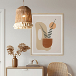 Люстра круглая плетеная с кисточками Small Solar Glow варинант исполнения - 1 | Loft Concept в Омске